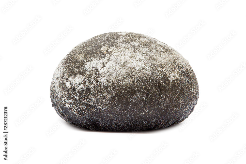 Black bread isolated on white Black bread isolated on white