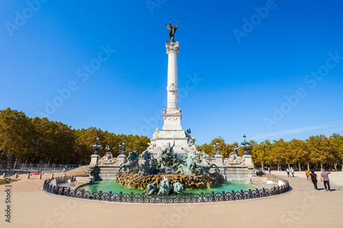 Girondins Monument in Bordeaux, France photo
