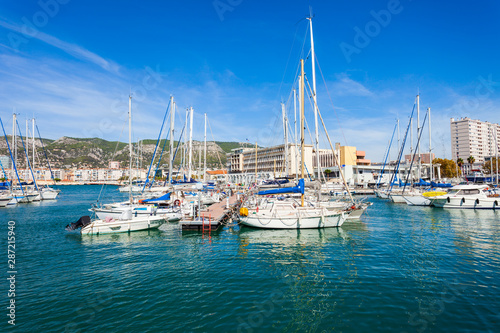 Yachts in Toulon port, France © saiko3p