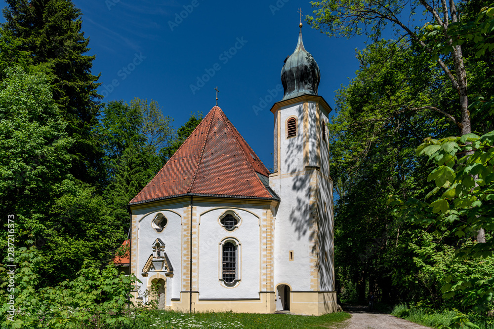 Wallfahrtskirche Maria Elend bei Dietramszell in Oberbayern