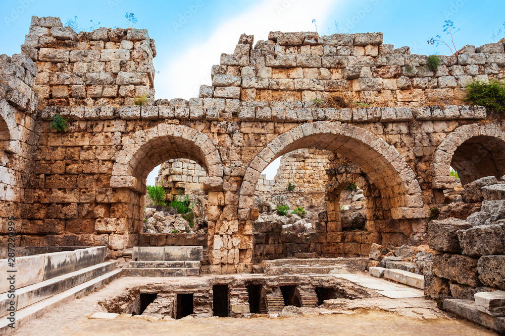 Perge ancient anatolian city, Antalya