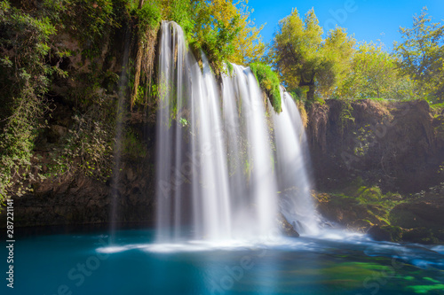 Duden waterfall park in Antalya © saiko3p