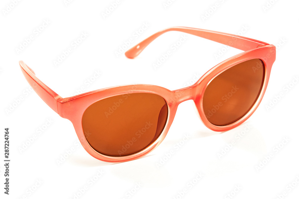 Ladies sunglasses isolated on white background