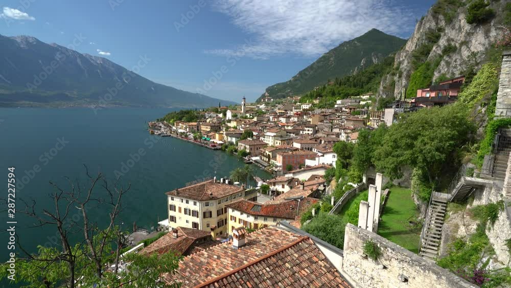 The picturesque town of Limone sul Garda on Lake Garda. Province of Brescia, Lombardia, Italy. The picturesque town of Limone sul Garda on Lake Garda. Province of Brescia, Lombardia, Italy.