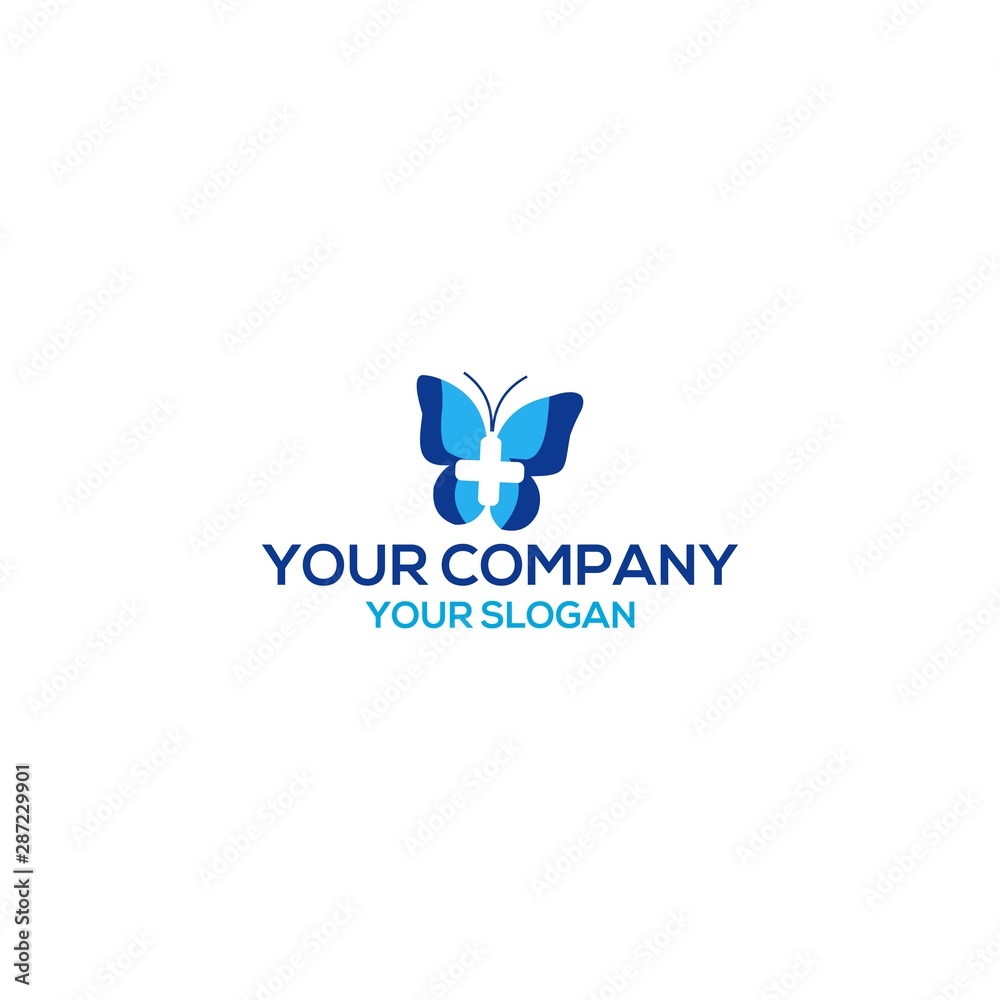 butterfly Medical Hospital Logo Design vector butterfly Medical Hospital Logo Design vector