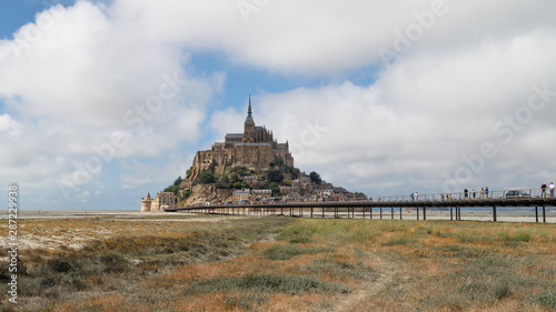 Wallpaper Mural Mont Saint Michel, abbey, an UNESCO world heritage site in France. Normandy, Northern France, Europe.	 Torontodigital.ca