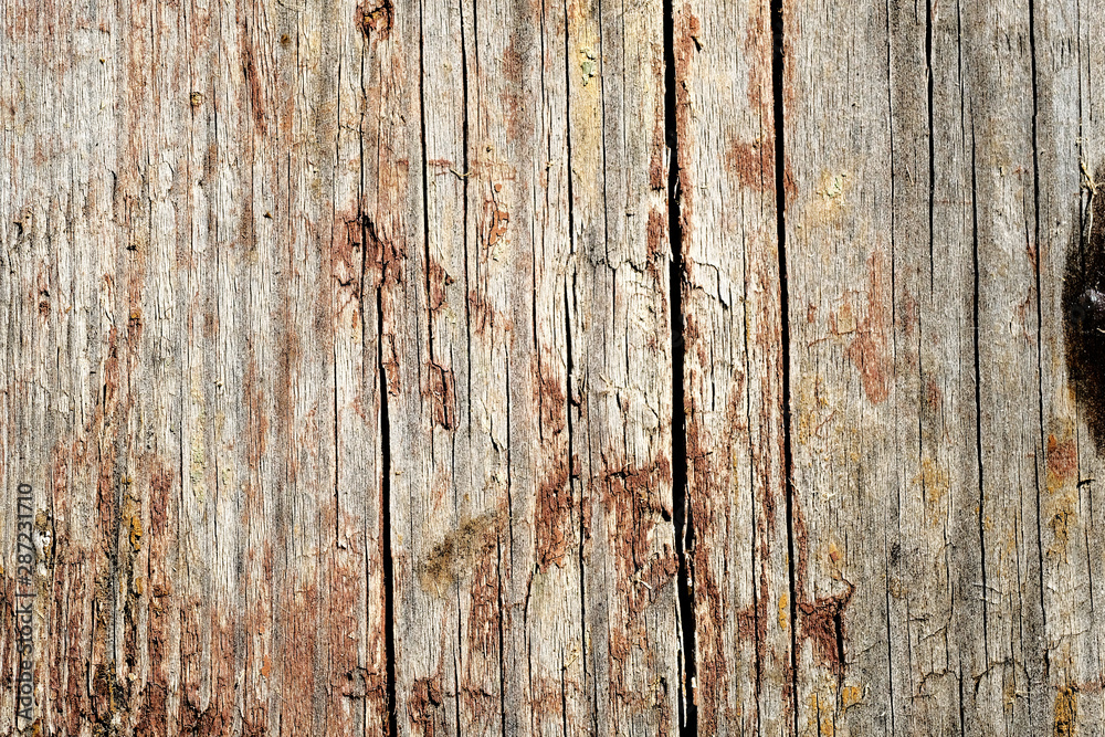 Old peeling paint on a wooden surface. retro wall background. Old peeling paint on a wooden surface. retro wall background.