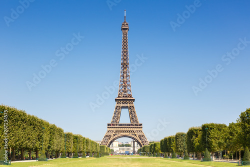 Eiffel tower Paris France copyspace copy space travel landmark