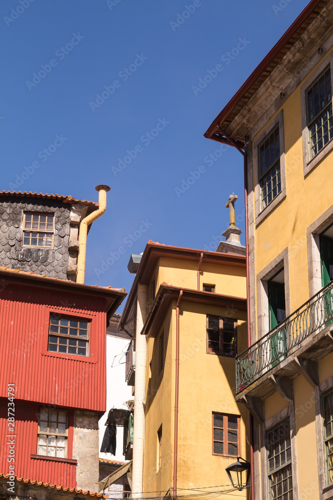 Colorful houses in the city centre, Porto, Portugal