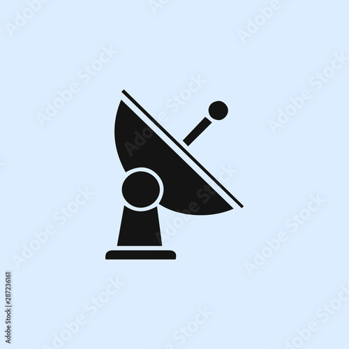 satellite dish icon. elements of space icon. signs, symbols collection, simple icon for websites, web design, mobile app photo
