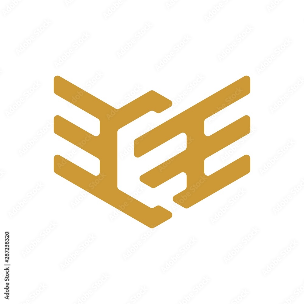 Obraz premium abstract with geometric logo template