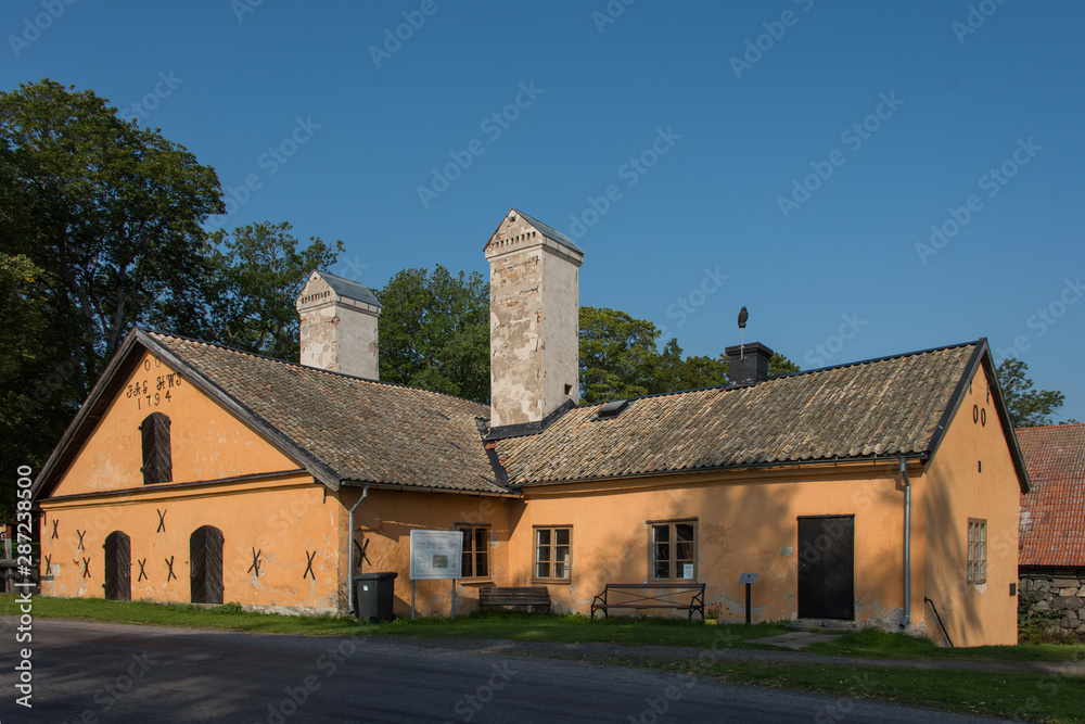 Old smithy from 1700s in the municipality Österbybruk north of Stockholm and Uppsala.