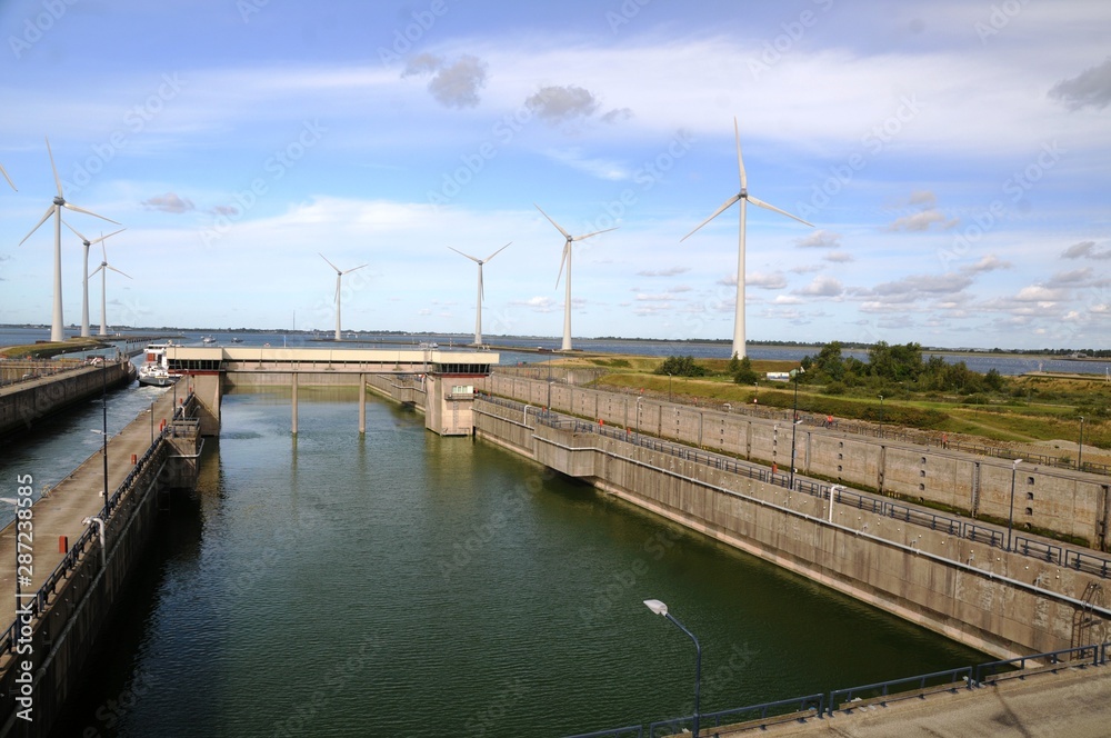 Estuaire de l’Escaut – Parc à éoliennes (Zélande- Pays-Bas)