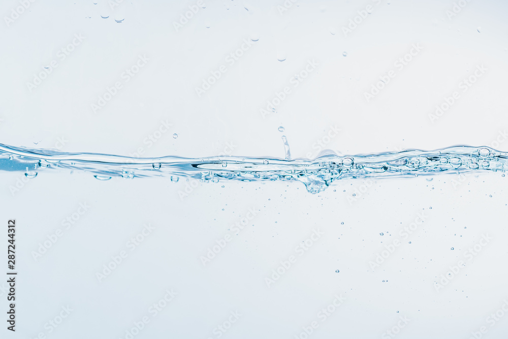 Water splash close up of splash of water forming shape isolated on white background. Water splash close up of splash of water forming shape isolated on white background.