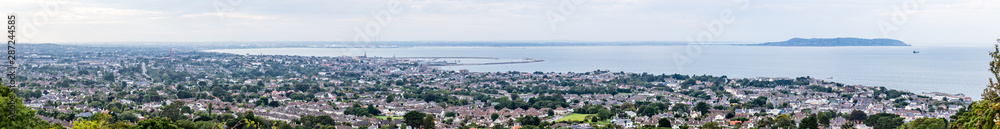 Panorama of Dublin bay