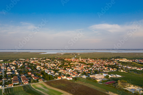 Rust village at the Lake Neusiedler See in Burgenland, Austria