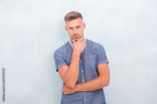 Photography Touching chin