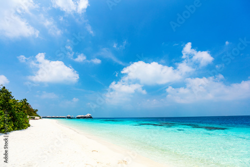 Beautiful tropical beach at Maldives