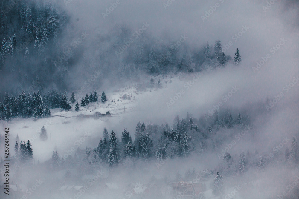 Fototapeta Winter postcard.