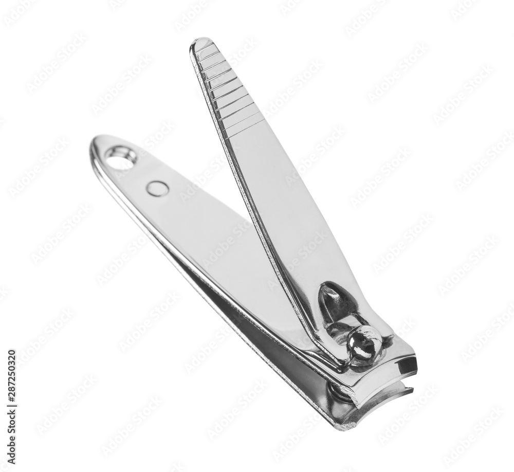 Nail clippers on isolated white background Nail clippers on isolated white background