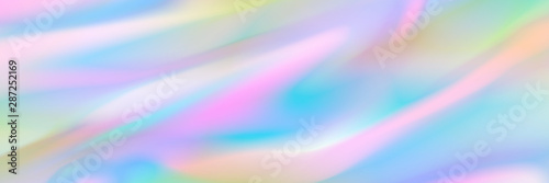 horizontal abstract pastel holographic texture design for pattern and background