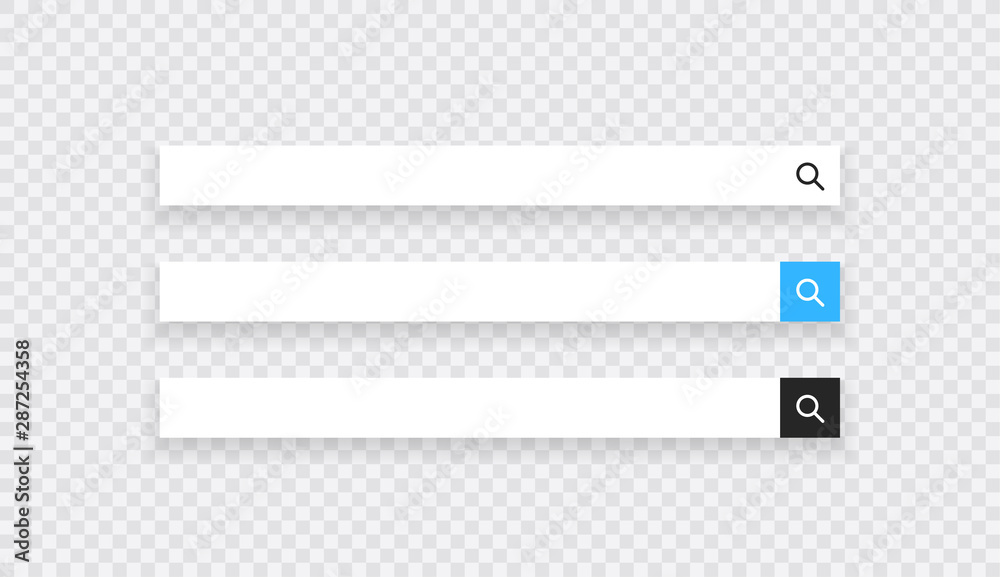 Set www search bar icons. Vector illustration isolated on white background. www search bar icon for web site, app, ui and logo. Concept search and www. Set www search bar icons. Vector illustration isolated on white background. www search bar icon for web site, app, ui and logo. Concept search and www.