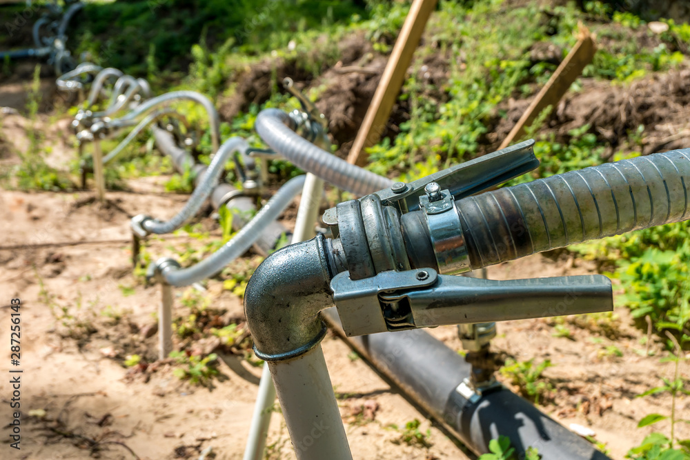 pumping station. groundwater drainage system pumps water out of the ground. dehydration gravel rural route pumping station. groundwater drainage system pumps water out of the ground. dehydration gravel rural route
