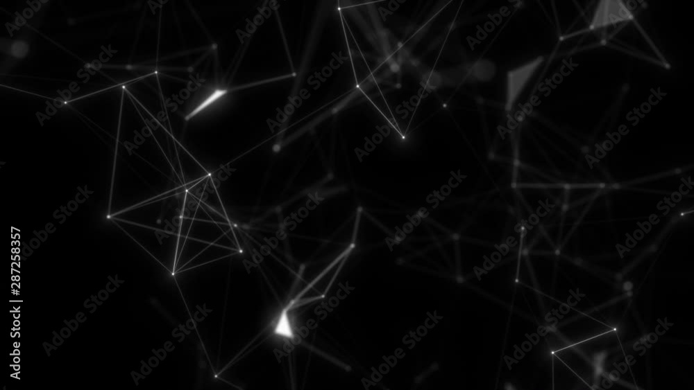Plexus fantasy abstract technology. Geometric poly light triangles motion background. Plexus fantasy abstract technology. Geometric poly light triangles motion background.