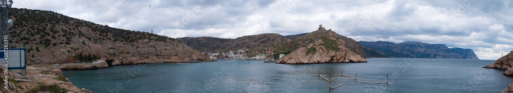 Bay in Balaclava. Crimea.