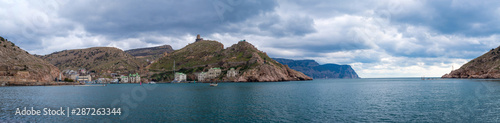 Bay in Balaclava. Crimea.
