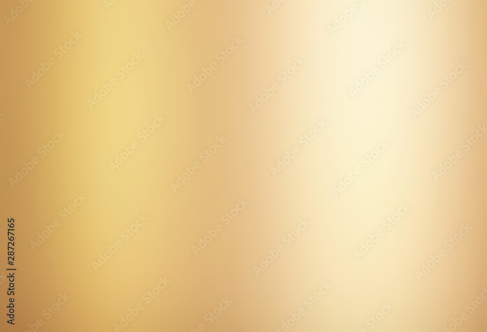 metallic polished glossy abstract background with copy space dramatic style with noise grain gold foil  with copy space, metal gradient template for gold border , festive background for Christmas
