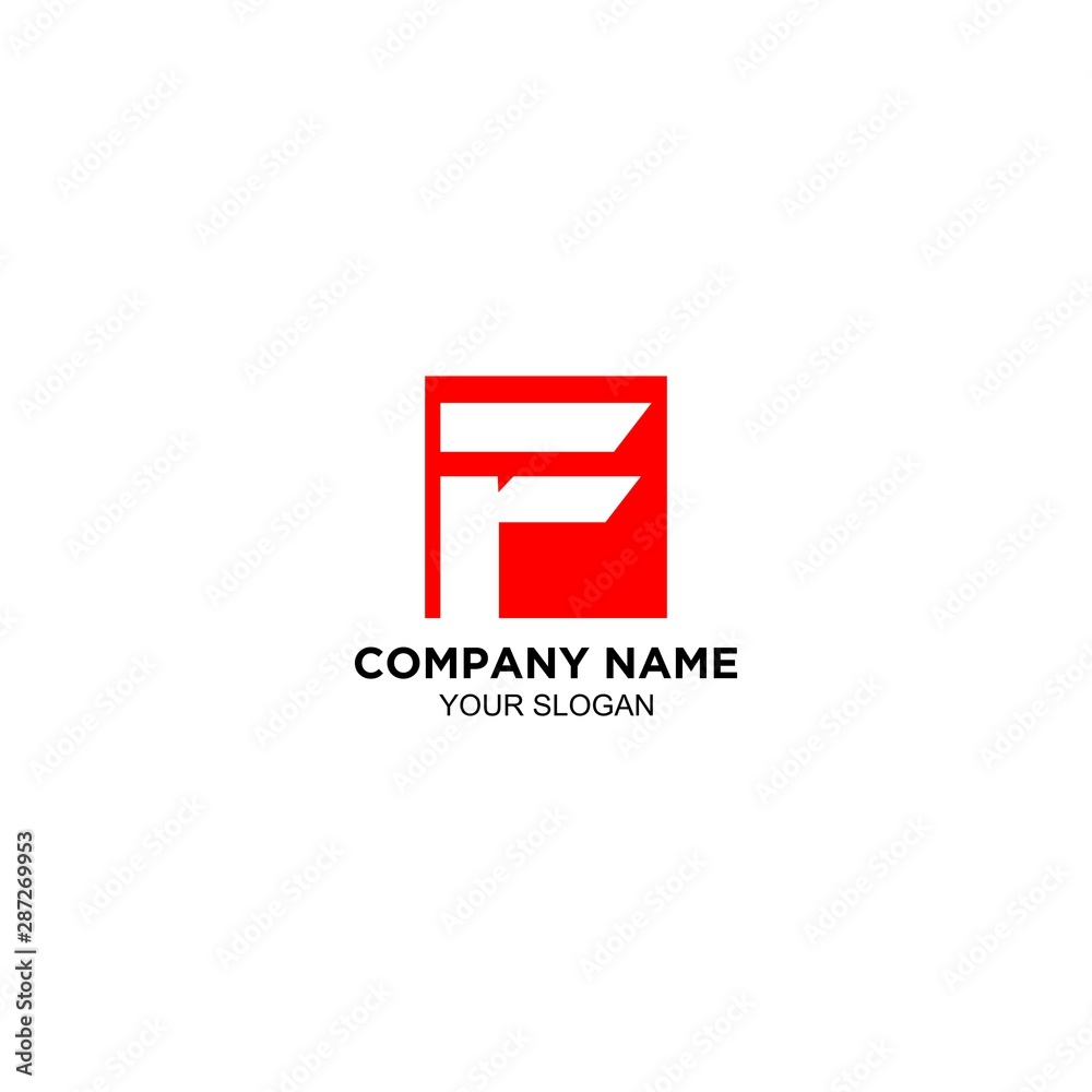 FR square logo vector design FR square logo vector design