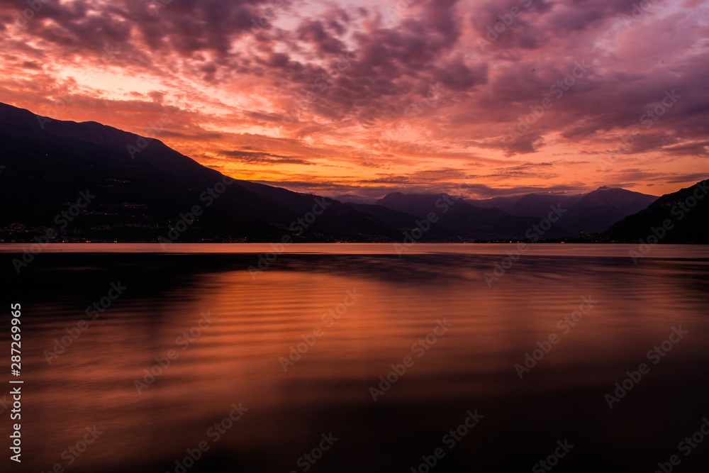 Scenic Sunset at the Como Scenic Sunset at the Como