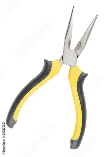 Pliers with rubber handles