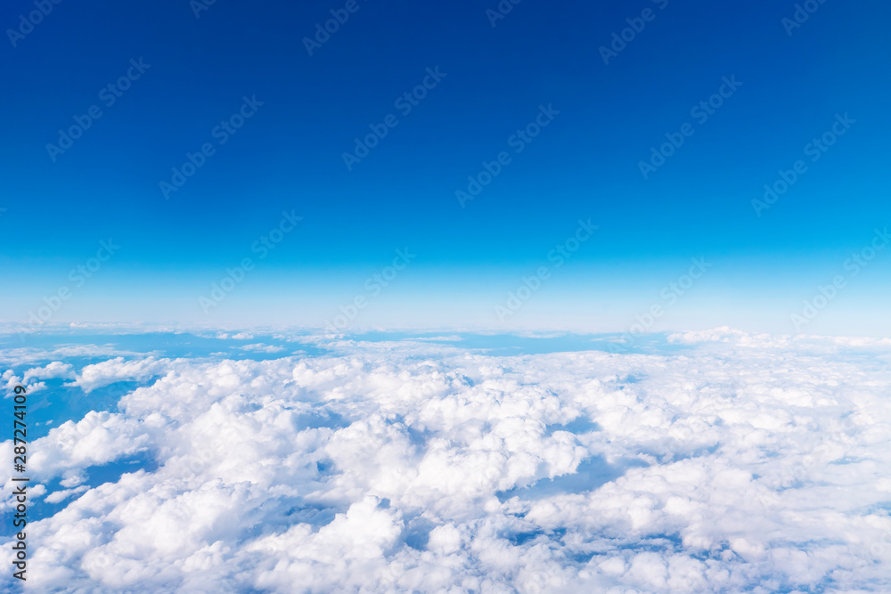 Naklejka premium 雲海 青空