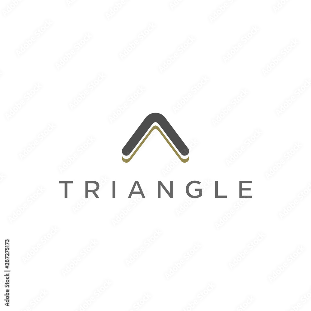 abstract mountain logo icon, adventure logo design. vector illustration, modern style.