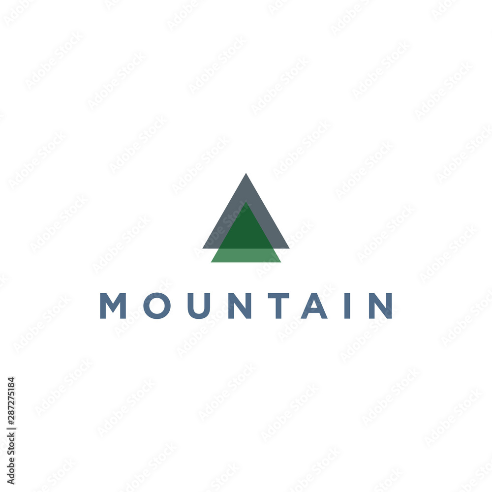 abstract mountain logo icon, adventure logo design. vector illustration, modern style. abstract mountain logo icon, adventure logo design. vector illustration, modern style.