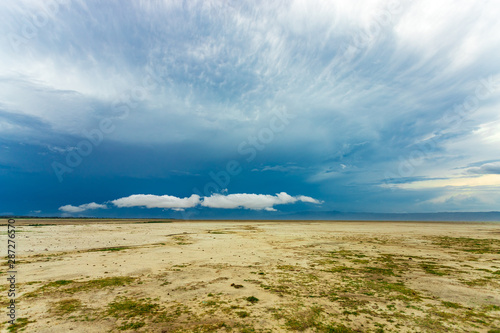 High Clouds on the shores of Lake Eyasi