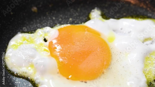 目玉焼きを作る