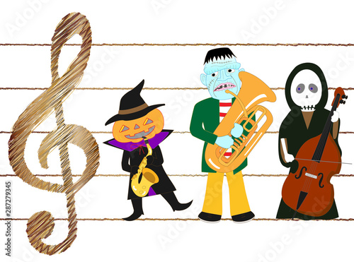 ハロウィーンのコンサート