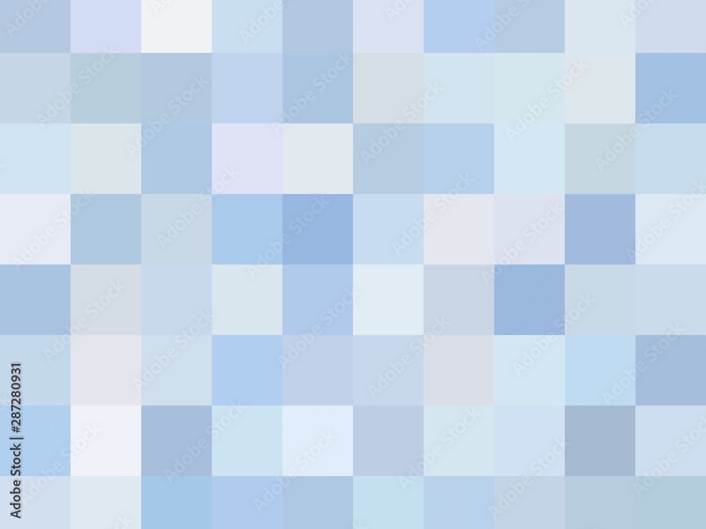 Abstract mosaic of pastel blue squares. geometric colorful pattern. Picture for creative wallpaper or design art work. Abstract mosaic of pastel blue squares. geometric colorful pattern. Picture for creative wallpaper or design art work.