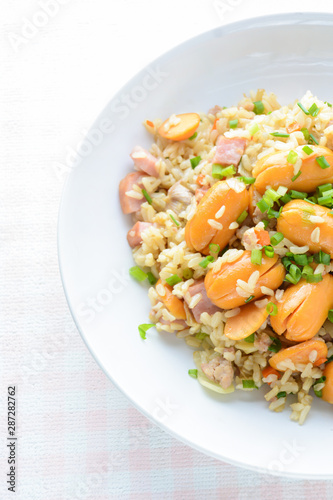 Smoked Sausage Fried Rice, a quick fried rice for simple, yet immensely satisfying meal on a cold day.