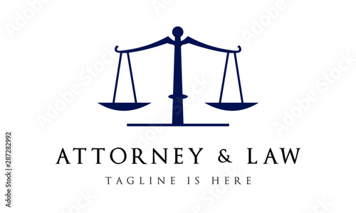 Attorney and Law Logo