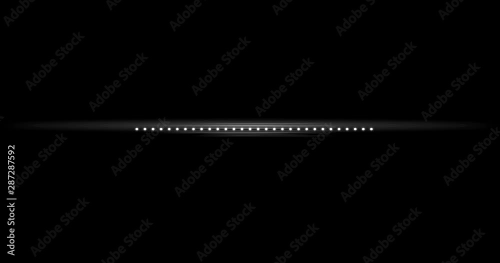 multiple light bulbs in horizontal position like lights stage on chroma key green screen multiple light bulbs in horizontal position like lights stage on chroma key green screen