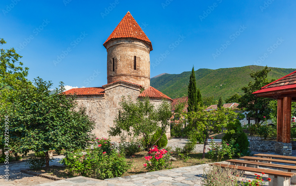 Ancient Albanian church in the Kish village, the city of Sheki Ancient Albanian church in the Kish village, the city of Sheki