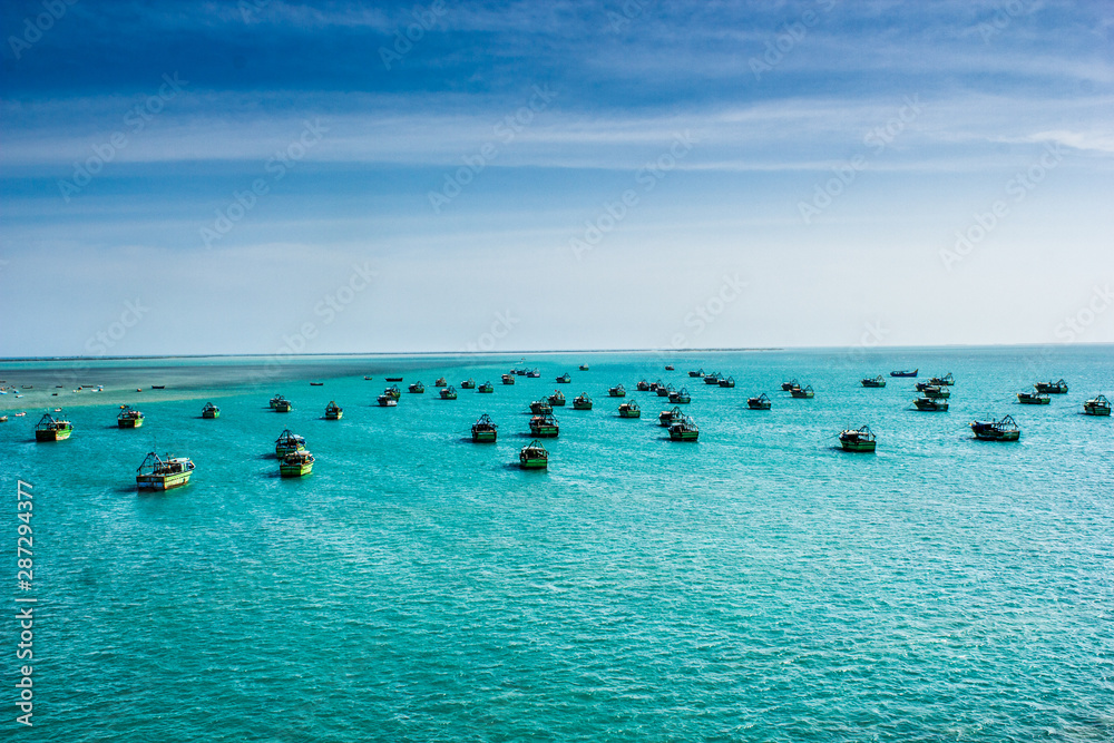 boats in the sea