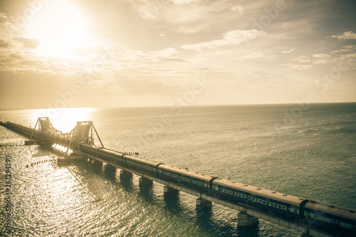 Train and sea