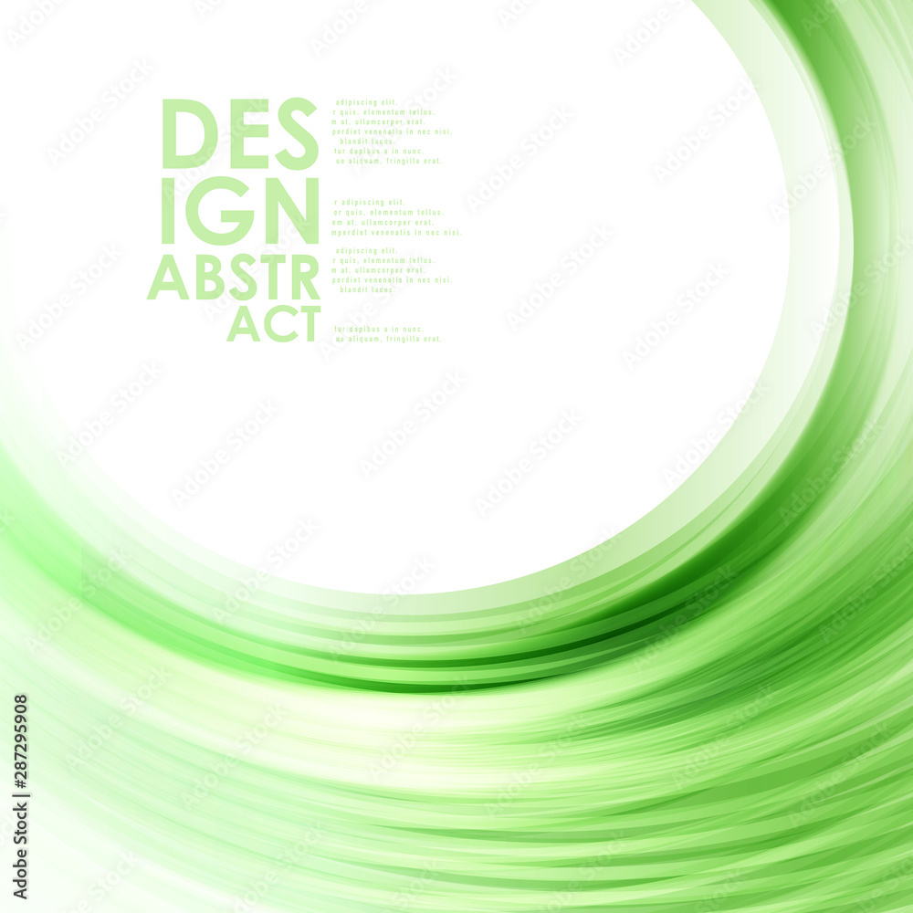 Abstract green background with light lines Abstract green background with light lines