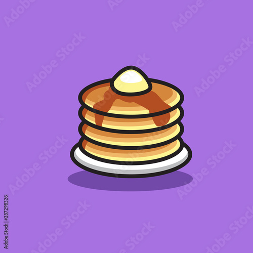 pancake icon for food design