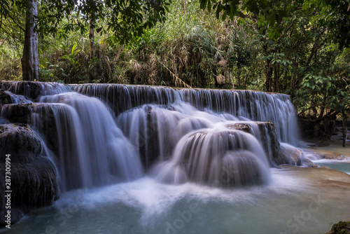 Tat Kuang Si waterfalls near Luang Prabang, Laos © rudiernst